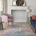 thumbnail image 5 of 5â€™ x 7â€™ Ivory and Multi Abstract Area Rug, 5 of 7