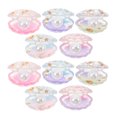 thumbnail image 4 of 16Pcs Luminous Mini Shell with Pearl Glowing in Dark Resin Shell Charms Crafts Making Shells, 4 of 9
