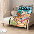 thumbnail image 3 of Game Blanket for Boys Child,Just a Boy Who Loves Anime,Ramen and Gaming Blankets,Soft Flannel Throws Lightweight Decorative Quilt for Bed Sofa Room,50 in x 40 in Small for Kids, 3 of 8