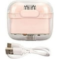 thumbnail image 6 of Smart Translation Earbuds, Two-Way Real-time Translator Earbuds 144 Languages with APP,True Wireless Bluetooth Translator Headphones with Charging Case for Business Travelling , Pink, 6 of 7