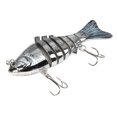 thumbnail image 4 of Cebo de pesca duradero de imitación de plástico falso multiarticulado Swimbait de hundimiento lento Glidebait5 #, 4 of 10