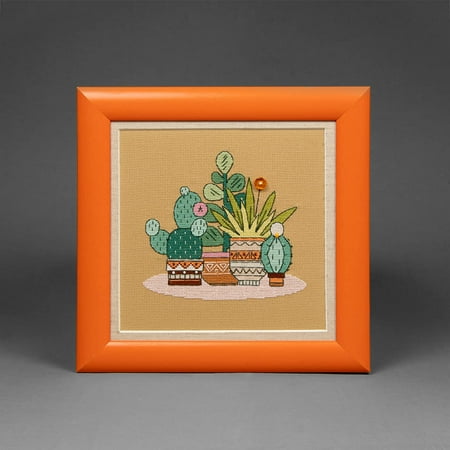 UPC: 4823069636937 | BT-199C Counted cross stitch kit Crystal Art Triptych Bright Mexico