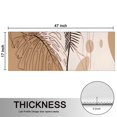thumbnail image 5 of Kitchen Rugs Sets Of 2,Brown Boho Plant Pattern Anti Fatigue Kitchen Mat Rugs Non Slip Washable,Decorative Kitchen Floor Mats for Kitchen,Sink,Laundry,17"X47", 5 of 5
