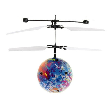 Flying Tigers Aircraft - Hand Flying UFO Ball LED Mini Induction Suspension RC Aircraft Flying Toy Ball