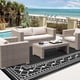 thumbnail image 4 of Alfombra exterior Garvee, 274x366 cm, impermeable, reversible, negro/blanco, 4 of 9