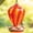 Hot Air Balloon, variant on Gifts for Mom 34OZ Hand Blown Glass Hummingbird Feeders for Outdoors Hanging, with Ant Moat Humming Bird Feeders, Porch Backyard Decor Gifts for Women (Floral Balloon)