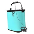 thumbnail image 4 of guohui Fishing Bucket Portable EVA Organizer Gear Storage Wash Basin Fish Holder Sturdy Rope Handle Car Cleaning Multifunctional Utility Suitable for Camping Fishing Traveling Outdoor Blue, 4 of 8