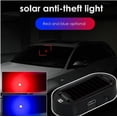 thumbnail image 6 of 2 Pcs Car Solar Power Simulated Dummy Alarm, Anti-Theft LED Flashing Security Light Fake lamp with USB Charger Port, Red, 6 of 6