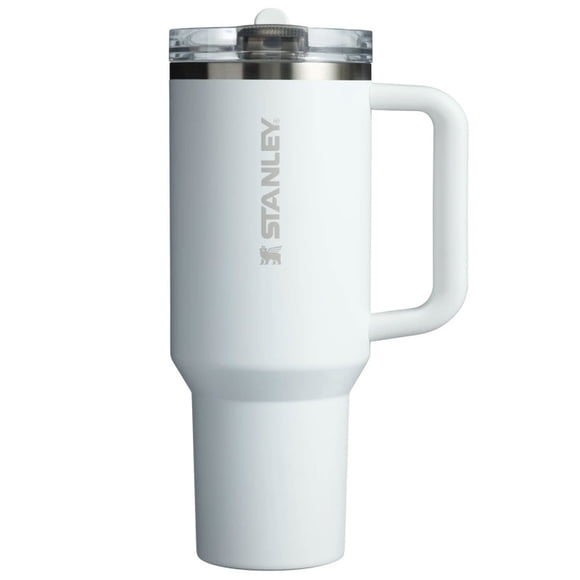 Stanley 1913 the Quencher ProTour Flip Straw Tumbler 40oz Insulated Stainless Steel Cup with Handle & Straw, White