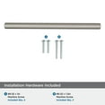 thumbnail image 5 of Amerock Bar Pulls 5-1/16 inch (128mm) Center-to-Center Sterling Nickel Cabinet Pull - 10 Pack, 5 of 8