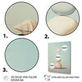 thumbnail image 3 of Designart "Seashell symmetryd Minimalist Gems I" Animals Floater Framed Wall Art Print, 3 of 7