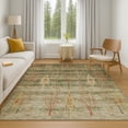 thumbnail image 7 of Addison Rugs Mayfield Premium Machine Washable Transitional Floral Aloe Rectangle Rug, 8' x 10', 7 of 7