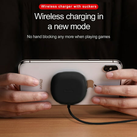 Universal Wireless Charger, Fast Wireless Charging Stand New Suction Cup 1.5m Long Cord auto-Exchange 10W and 7.5W Support All Mobile Phones with Wireless Charging Reception - (Best Cell Phone For Poor Reception Areas)