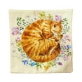 thumbnail image 2 of Cat | Ginger | Cat Pillow | Cute Cat | Cat Gifts | Cat Decor | Cat Photo | Gifts for Cat Lovers | Accent pillow | Throw Pillow Covers, 2 of 3
