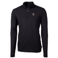 thumbnail image 2 of Men's Cutter & Buck Black Boston College Eagles Big & Tall Virtue Eco Pique Recycled Quarter-Zip Pullover Top, 2 of 3