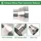 thumbnail image 4 of Rebajas Únicas 25mm x 38mm Codo de Reducción Concéntrica de Tubo de Escape Mandrel Adaptador de Tubo de Acero Inoxidable 201 1.26 pulgadas Tono Plateado, 4 of 7
