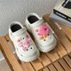 thumbnail image 5 of Kawaiijiang~Cute Croc Shoes Sandalias y zapatillas de playa antideslizantes con suela gruesa de castor para mujer, zapatillas de verano, 5 of 5