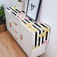 thumbnail image 3 of Flower Stripes Daisy Butterfly Home Coffee Table TV Counter Luxury Tablecloth Party Dinner Country Wedding Decoration Tablecloth, 3 of 4