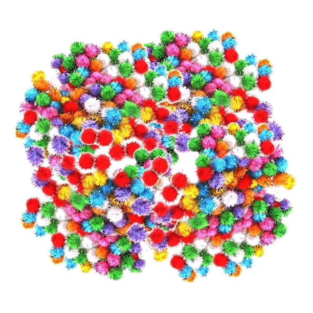 400Pcs Mini Tinsel Sparkly Pequeño Ball Cat Kitten Pet Bird Jugar Juguetes Salvador Juguete de gato de perro mascota