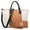 A-Brown & Beige, variant on Dasein Women's Handbags Purses Large Tote Shoulder Bag top Handle Satchel Bag for Work