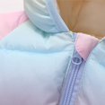 thumbnail image 5 of KAUOD Toddler Cute Puffer Coats Gradient Color Waterproof Hooded down Jackets Kids Baby Lightweight Insulated Ski Outwear, 5 of 8