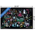 thumbnail image 3 of Disney Haunted Mansion - Map Wall Poster, 22.375" x 34", Framed, 3 of 3