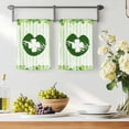 thumbnail image 3 of St. Patrick's Day Kitchen Towels Set of 1, Lucky Shamrock Leaves Lips Green Stripes Absorbent Dish Towels for Kitchen, Microfiber Hand Towel, Quick Drying Tea Towel for Cleaning Decorative Dishcloths, 3 of 7