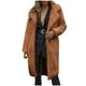 thumbnail image 1 of Chaquetas para mujer, abrigo cálido de piel sintética para mujer, chaqueta de invierno con cuello vuelto sólido, prendas de vestir exteriores Odeerbi ODB-3, 1 of 7