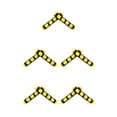 thumbnail image 3 of ZheElen 1 Pair Motorcycle Handlebar Grip Snowmobile Mountain Bike Hand Brake Handgrip Sleeve Replacement Part Accessories Yellow 5Set, 3 of 6