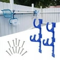 thumbnail image 2 of Easy To Use Pool Pole Hanger Bracket Neaten Up Your Pool Area In No Time, 2 of 8