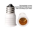 thumbnail image 2 of VONKY E12 to E14 Lamp Socket Lampholder Copper Replacement Light Base Removable Adapter Repair Screw Conversion Accessory, 2 of 5