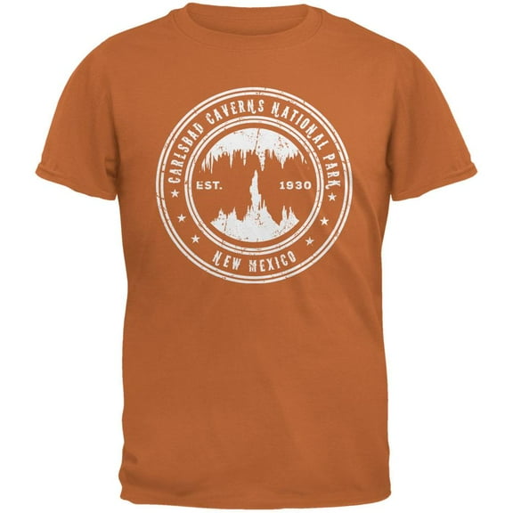 Carlsbad Caverns National Park Texas Orange Adult T-Shirt