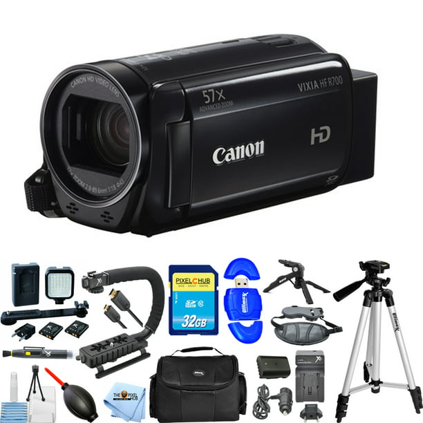 Canon VIXIA HF R700 Full HD Camcorder (Black) USA Model PRO BUNDLE
