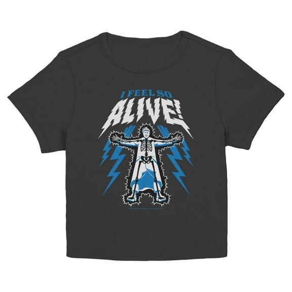 Juniors Wednesday Uncle Fester I Feel So Alive Quote T Shirt