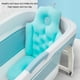 thumbnail image 4 of Almohada De Baño De Cuerpo Completo Para Adultos, Soporte Para Cabeza Y Cuello, Cojín De Bañera Con Orificio Colgante De Alta Elasticidad De Secado Rápido, 4 of 7