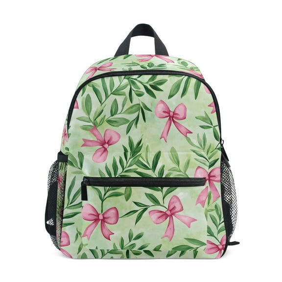 ALAZA Bows Leaves School Backpack Small Bookbag Mini Bags