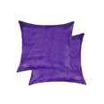 thumbnail image 1 of Natural Torino Geneva Color Cowhide Pillow | 2-Pack | 18"x18", 1 of 1