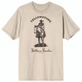 thumbnail image 1 of Yellowstone Ranch Portrait Beige T-Shirt, 1 of 2