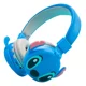thumbnail image 5 of Audífonos Stitch Bluetooth Comandos De Mando/ranura Para Sd Color Azul Color de la luz Azul marino, 5 of 8
