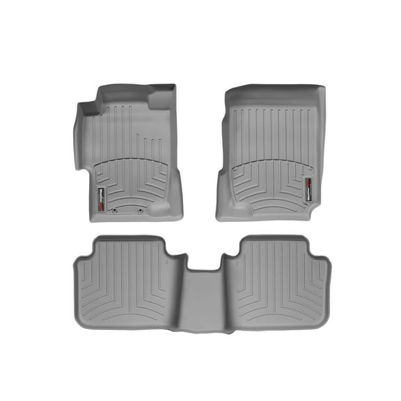WeatherTech Custom Fit FloorLiners compatible with 2003-2007 Honda Accord - 1st & 2nd Row, Grey