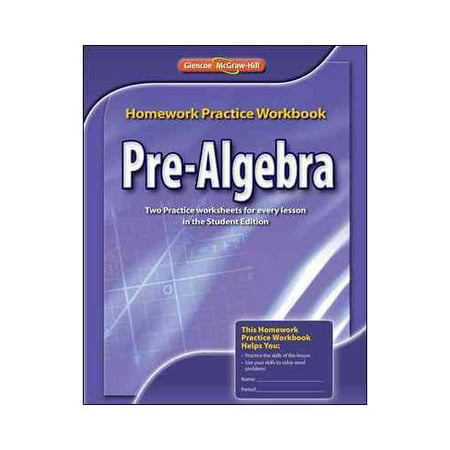 Pre algebra homework help