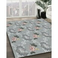 thumbnail image 3 of Ahgly Company Machine Washable Indoor Rectangle Transitional Gray Area Rugs, 5' x 7', 3 of 7