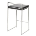 thumbnail image 6 of LumiSource Fuji Stacker 26" Fixed-Height Counter Stool - Set of 3, 6 of 8