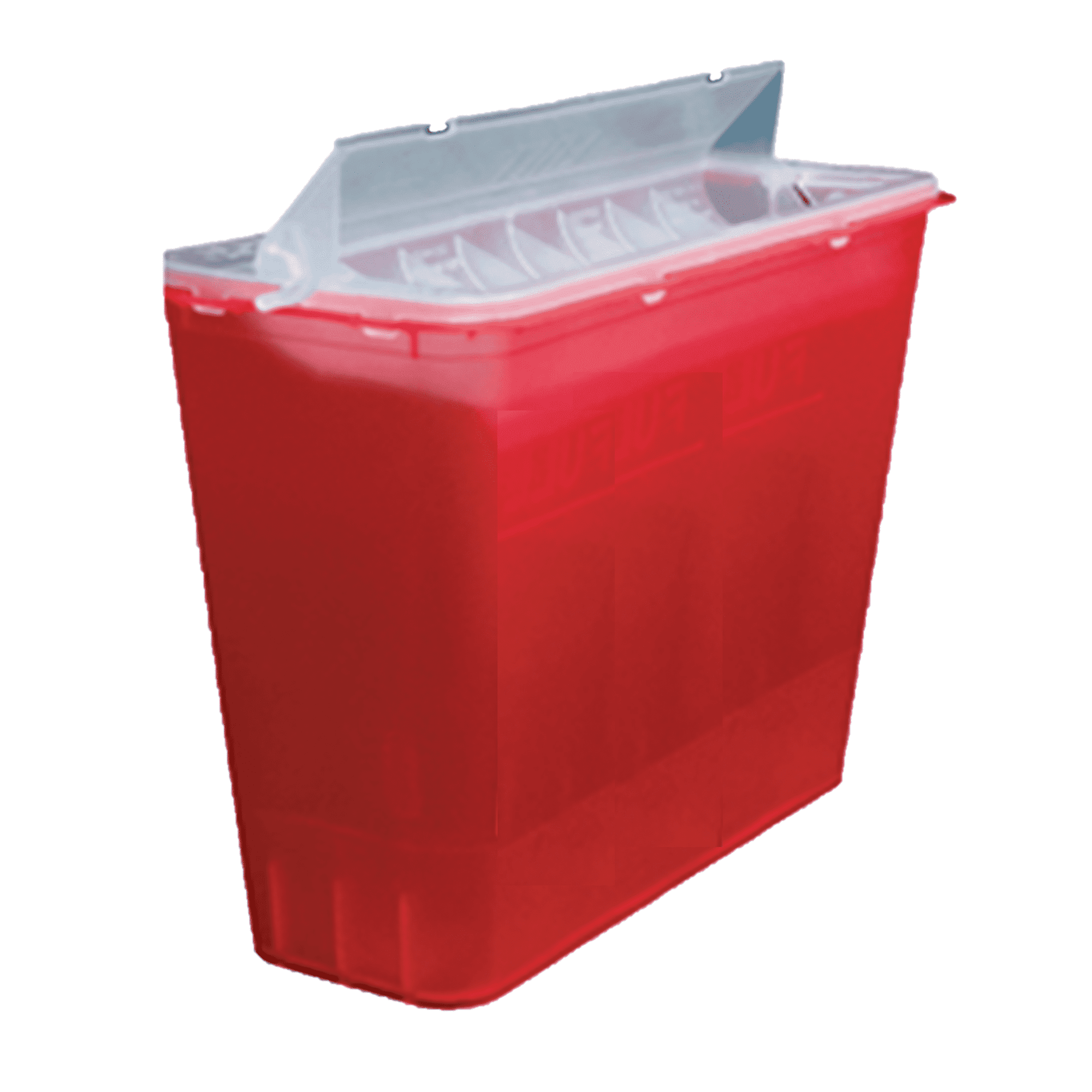 Dealmed Sharps Container, 5 Quart H-Style Lid, Red (Pack of 1)