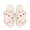 Red, variant on Women's Open Toe Crisscross Fuzzy Slide Slippers Pearl Plush Indoor Slippers Casual Winter Warm Fleece House Shoes