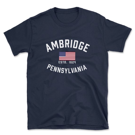 Ambridge Pennsylvania Patriot Men's Cotton T-Shirt