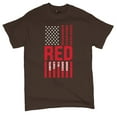 thumbnail image 5 of Remember Everyone Deployed T-shirt Until They All Come Home RED Friday Military US Flag American Patriot Men's Tee, 5 of 7