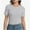 Grey, variant on Fall Clothes Womens Crewneck Ribbed Long Sleeve Shirts Slim Fitted Tee Casual Basic Tshirt Top