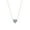 Silver, variant on NUZYZ Women Heart Rhinestone Pendant Chain Necklace Clavicle Chocker Gift