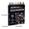 thumbnail image 2 of Stylo 1 Ensemble de Marqueurs de Catégorie de Produit avec Encres de 25 ml pour Projets Couleur Riche Pointes Lisses et Durables Portable pour Designers et, 2 of 6